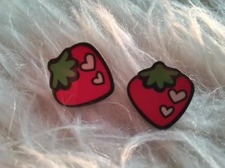 Náušnice jahôdky,