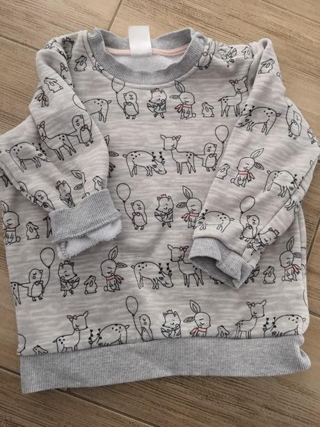 Tepla mikinka, h&m,92