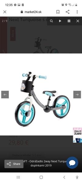 Odrážadlo vhodné pre 2-ročného chlapca