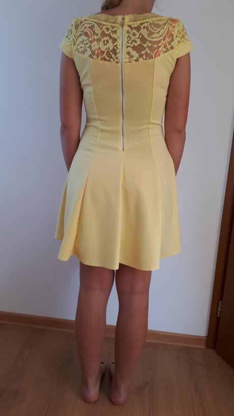 Čipkované šaty-nové, xs