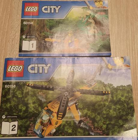 Lego nákladná helikoptéra do džungle 60158,