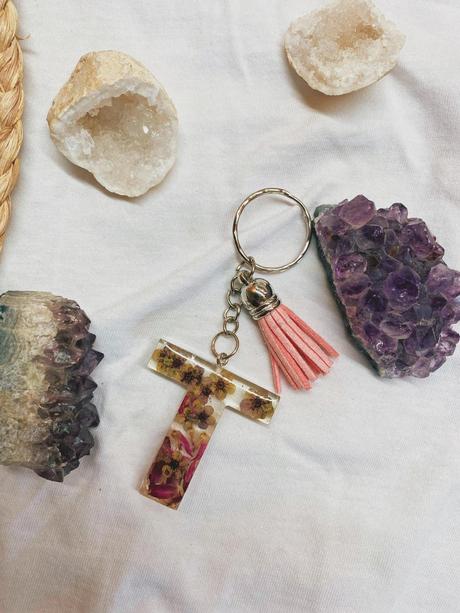 Ručne vyrobené živicové kľúčenky, 