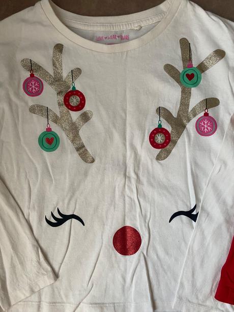 Tričko a nenosené pyžamo, 122–134