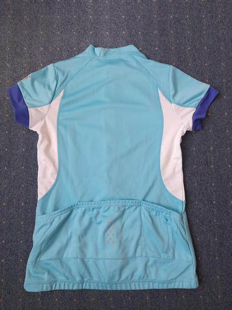 Modré cyklistické tričko/ športové tričko, crivit,m