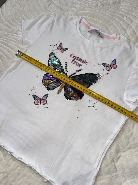 Tričko s flitrami 146, terranova,146