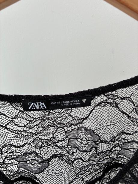 Zara cipkovane body, zara,xs