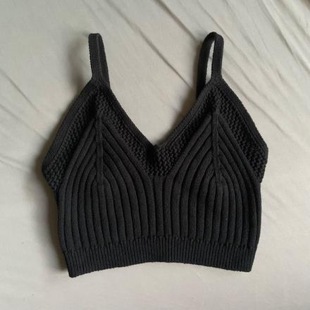 Pletený croptop, terranova,s