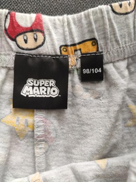 Super mário pyžamo, pepco,98