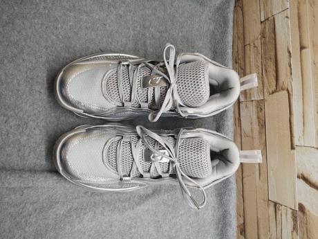 Adidas 42 - strieborné tenisky, adidas,42