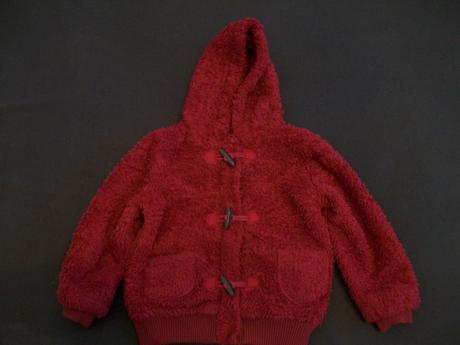 Krasna teplucka hrubsia flisova chlpata bundicka, cherokee,104