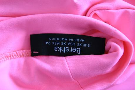 Ružový body top, bershka, bershka,xs