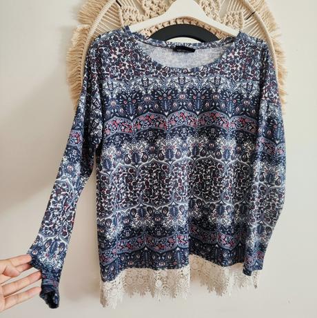 Tenký vzorovaný svetrík gina, gina,m