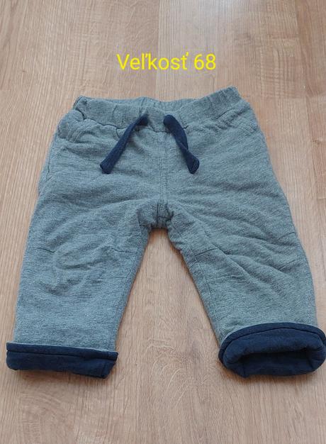 Nohavice -zateplené, baby club,68