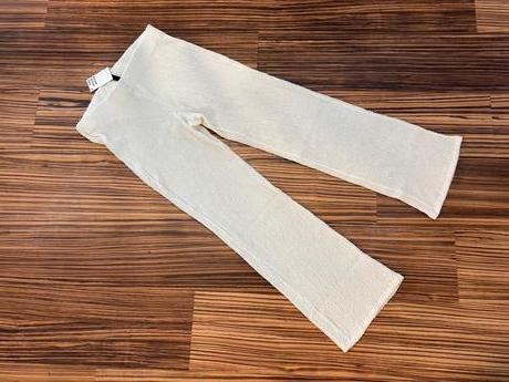 Štruktúrované zvonové nohavice h&m v. l, h&m,l