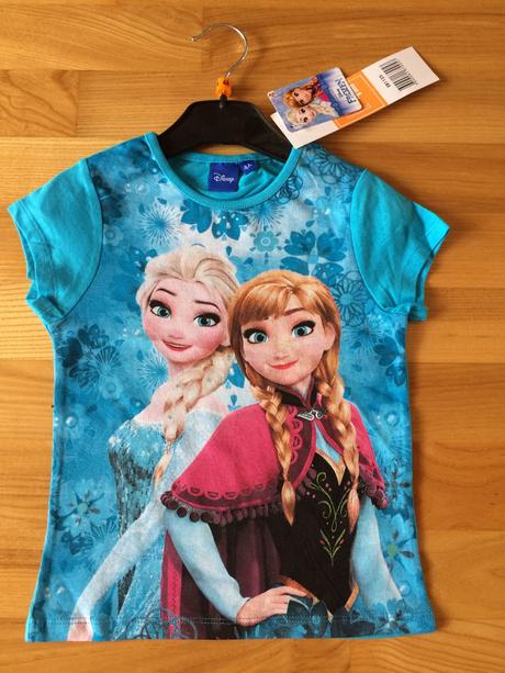 Dievčenské tričko frozen - veľ.104., disney,104