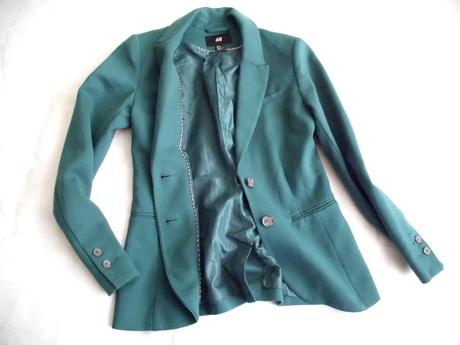 Tmavozelené 36, h&m,s