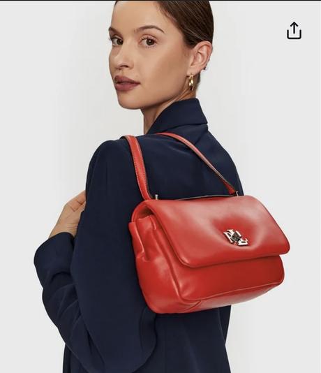 Kožená kabelka raulph laurent, ralph lauren