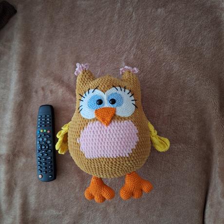 Hackovana sova s hrkalkou, 