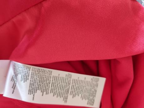 Magentové púzdrové šaty s perličkami orsay 38, orsay,38