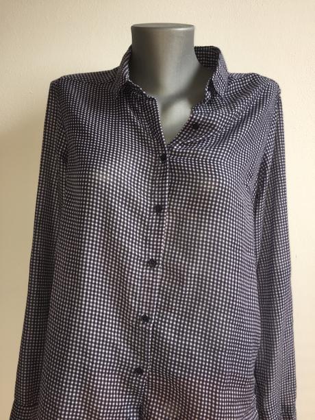 Dámska károvaná košeľa, stradivarius,s