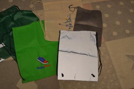 Detské vrecká rôzne veľkosti 6ks,