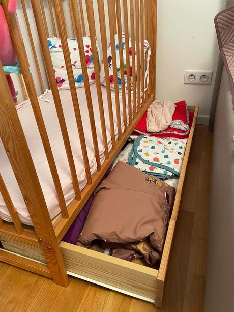 Postieľka s úložným priestorom, šírka (cm): 60,dĺžka (cm): 120