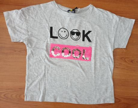 Dievčenské tričko smileworld (meniaci obrázok), lindex,128 / 134 / 140