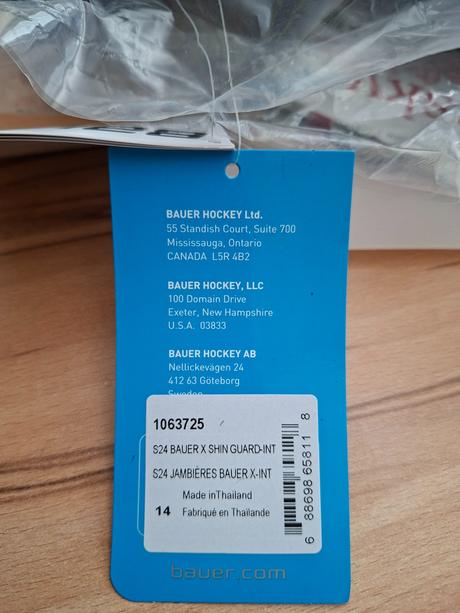 Chrániče holení bauer x s24 int - nove, bauer,m