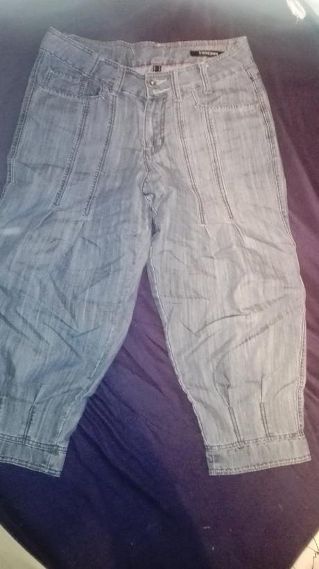 Riflové 3/4 krátke nohavice, l