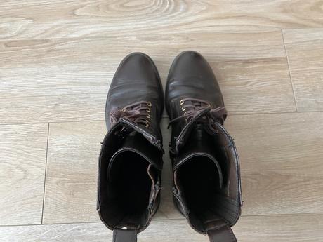 Kožené členkové topánky, lasocki,38