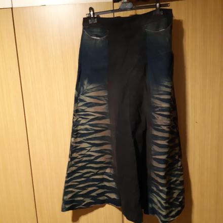 Dámska dlhá riflova sukna, 36