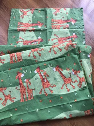 Postelna bielizen zirafky, šírka (cm): 80,dĺžka (cm): 135