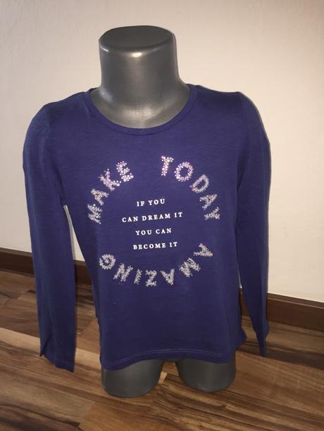 1x oblečené tričko 122/128, c&a,122