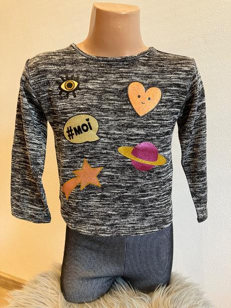 Dievčenský sveter s potlačou h&m (98-104), h&m,98