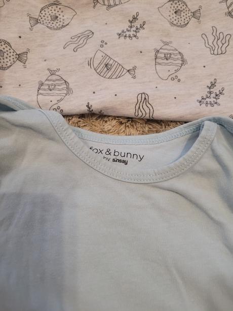 Body krátky rukáv 4kusy, fox & bunny,86