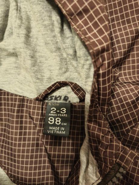 Bunda chlapčenská hnedá (98), kids,98