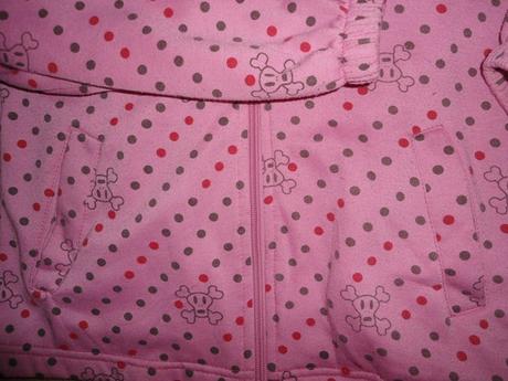 Ruzova dievcenska mikina, 134