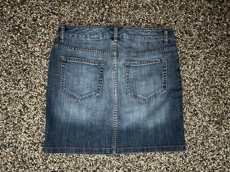 Riflová sukňa, h&m,38
