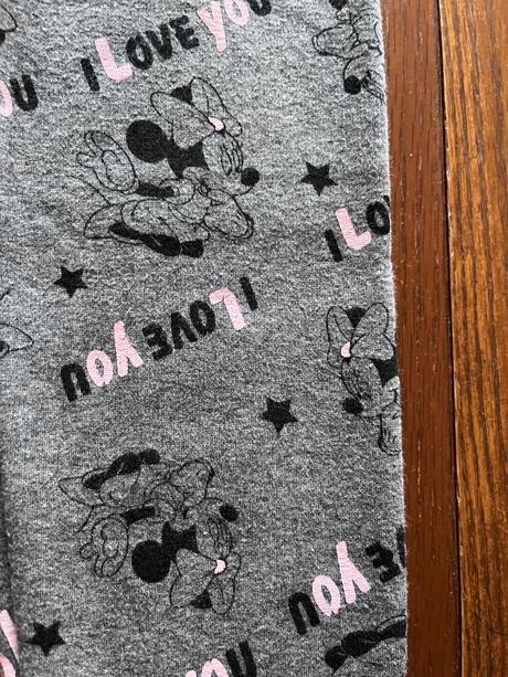 Zateplené hrubé legínky minnie mouse, disney,128
