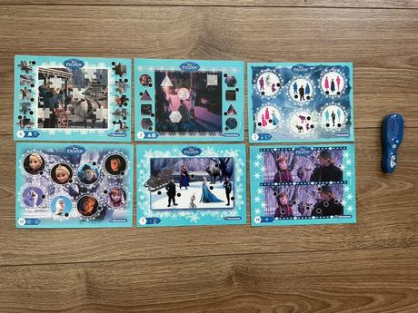Interaktívne puzzle frozen,