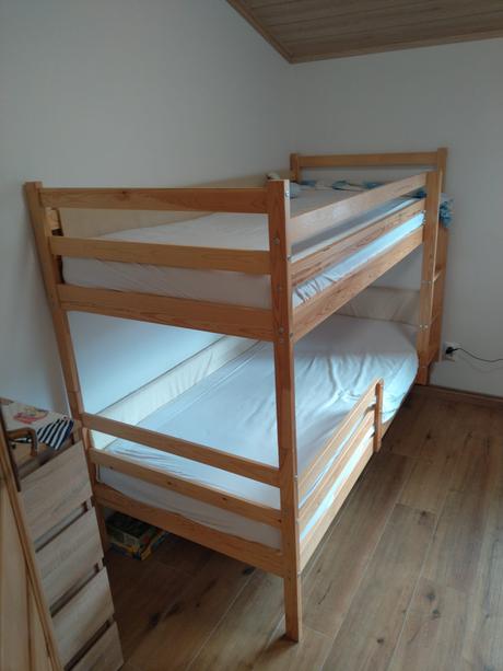 Poschodová postel, šírka (cm): 90,dĺžka (cm): 200