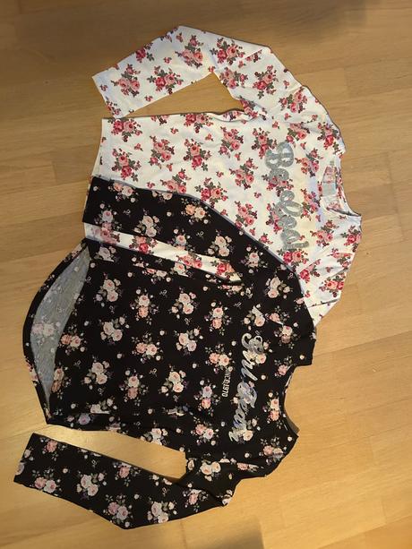 Dievčenské tričká s dlhým rukávom-2 kusy, c&a,152