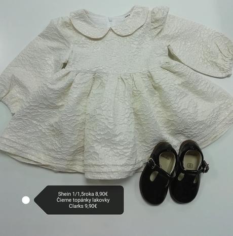 Smotanové slávnostné šaty so zlatou nitkou, 86