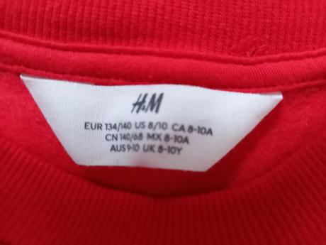 Vianočná mikina-super stav, h&m,134