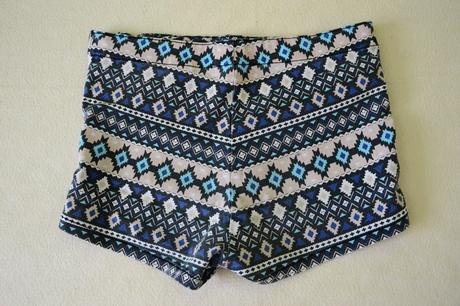 Kraťasy vzorované, h&m,38