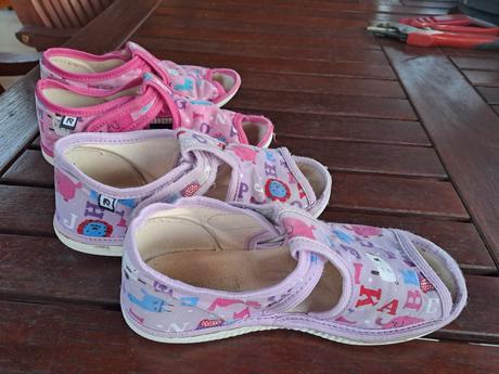 Papučky rak 29,5 cena spolu, 29