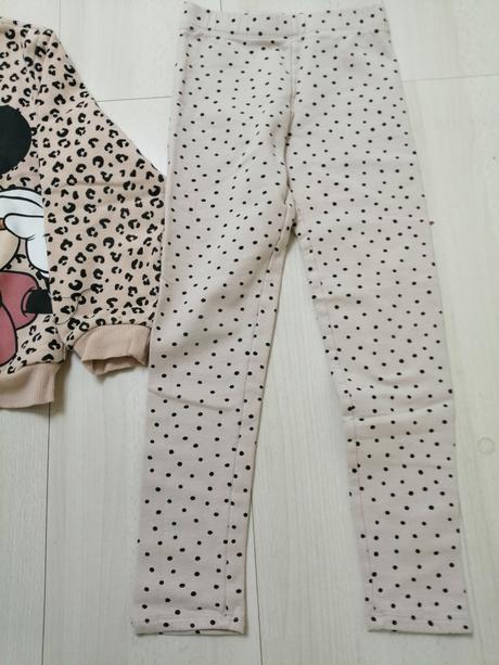 Mikinka plus leginy vel. 122/128, h&m,122