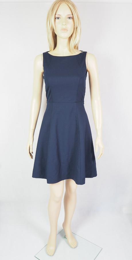 Kvalitné tmavomodré šaty h&m, h&m,34