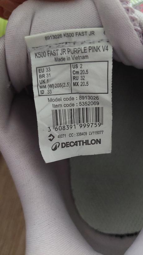Tenisky, kipsta,33