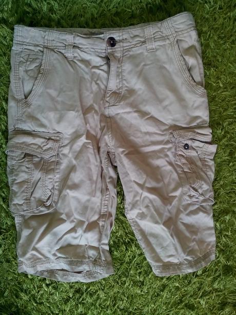 Bavlnené cargo šortky na 12-13 rokov, denim co,158